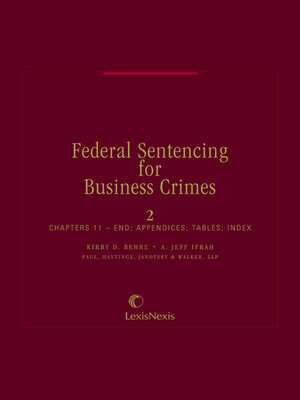 cover image of Federal Sentencing for Business Crimes